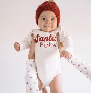Santa Baby onesie Tenth & Pine